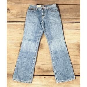 Brand New Eddie Bauer Boot Cut Jeans 100% Baumwolle Style 5117 Women's Size 8